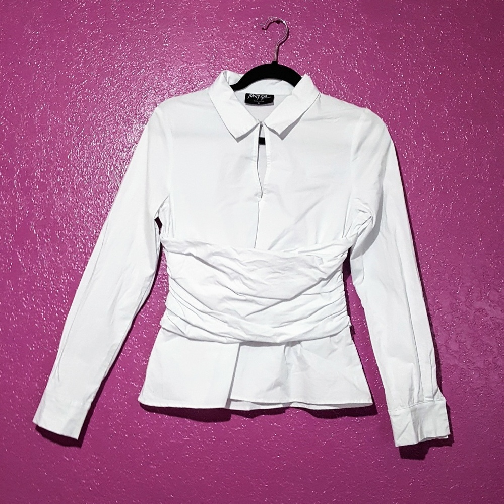 Nasty gal  White business shirt